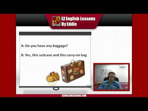 EZ ENGLISH LESSON - At the airport - checking in