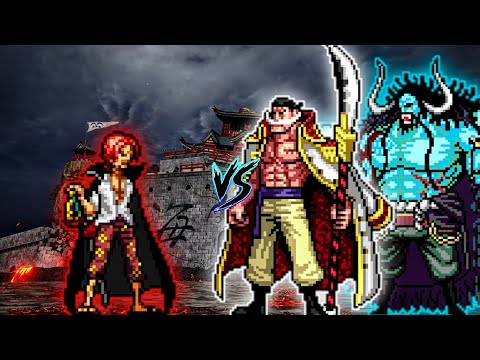 OMG😱 | Shanks OP (New) VS Monster White Beard V2 OP & Kaido V3 OP in #jumpforcemugen