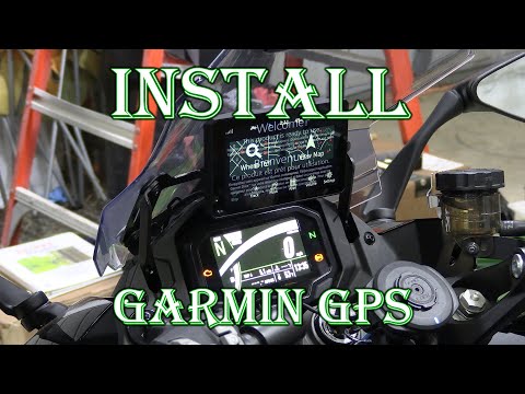 I Install a Garmin Zumo XT on my 2021 Kawasaki Ninja 1000SX with Windscreen Mount