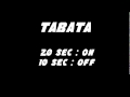 Tabata Song. Rock song. 