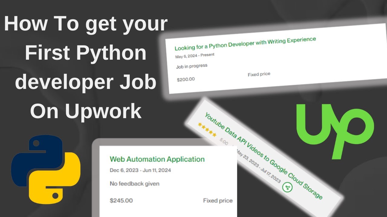 Top 5 Skills to Get Your First Job as a Python Developer on Upwork