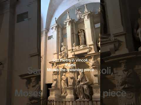 Statue of Moses at San Pietro of Vincoli , Rome #rome #italiangetaway #moses #michaelangelo