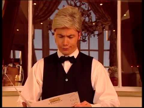 Verkehrtes Kellnern bullyparade