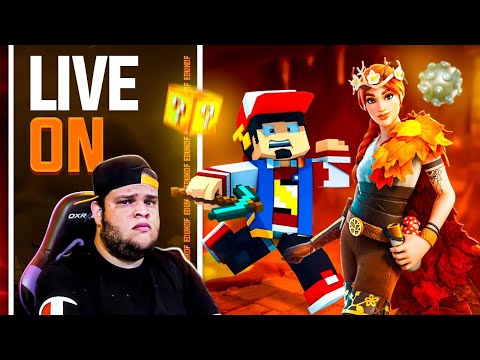 LIVESTREAM: FORTNITE & MINECRAFT PIXELMON HORA DO BOSS AM3NlC