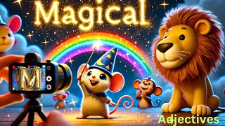 Letter M Adjectives | Kids English #kidsenglishclass #youtubevideo #englishtutorial