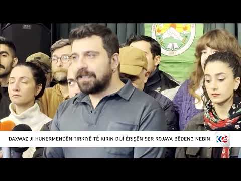 HUNERMENDÊN KURD BANGA PARASTINA ROJAVAYÊ KURDISTANÊ DIKIN