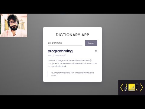 6 Dictionary App Using Html Css Javascript
