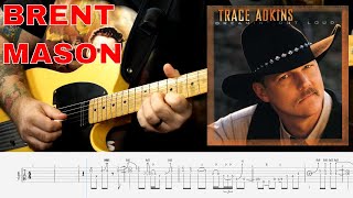 Video thumbnail for Brent Mason Solo - Trace Adkins - If I Fall (Country Guitar TABs) by Levi Clay