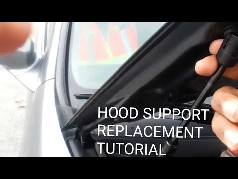 HOW TO CHANGE ACURA HONDA HOOD SUPPORTS REPLACEMENT TUTORIAL