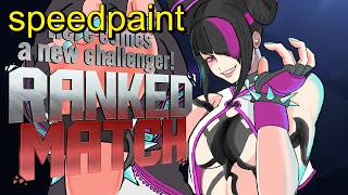 streetfighter6 speedpaint 【ジュリ】