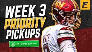 Top 10 Waiver Wire Pickups for Week 3 (2022 Fantasy Football)