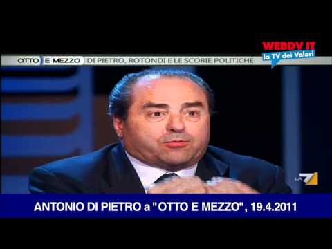 Di Pietro a Otto e mezzo, 19.4.2011