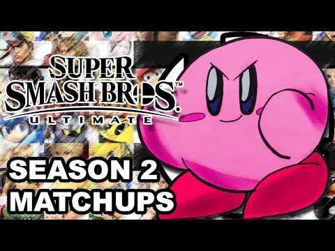 Kirby Matchup Chart V2 - PGRU Season 2 - By SuperGirlKels