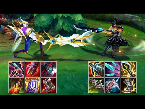 AATROX vs TRYNDAMERE SEASON 12 FULL BUILD FIGHTS