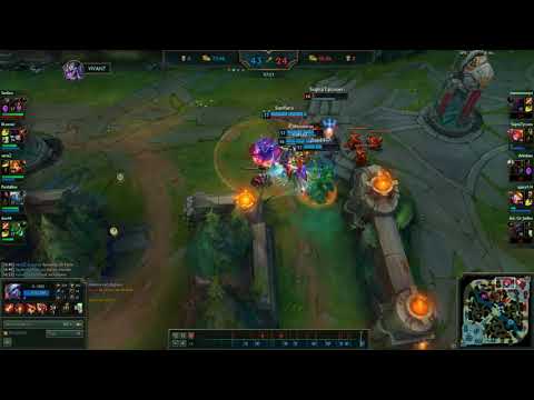 FIZ QUADRA KILL , Steal penta first league of legends competition