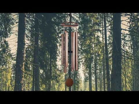 HOHIYA 44 Inch Large Wind Chimes for Outside Deep Tone Soothing Bass Sound Heavy Duty Aluminum Metal Windchime for Garden Patio and Memorial and Mother Gift Copper Vein video