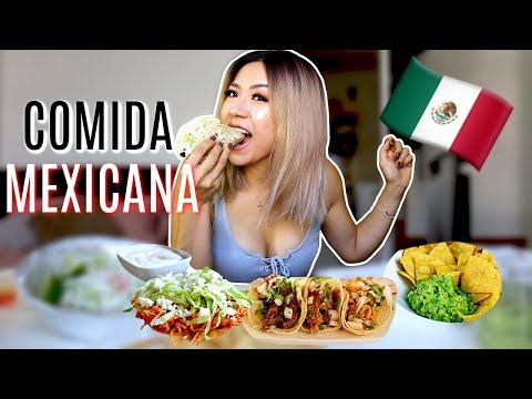 China Comiendo Comida Mexicana | Asian Girl Mexican Food Mukbang