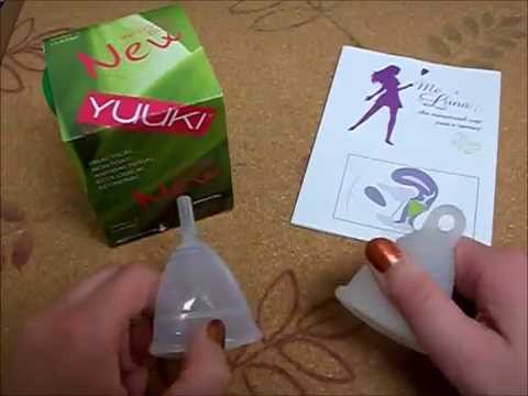 Yuuki Soft Small vs  Meluna USA Sport Medium ~ Menstrual Cup Comparison