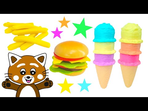 Pukkins lagar rolig mat - Lek och lär dig färger med Pukkins - Lek med oss