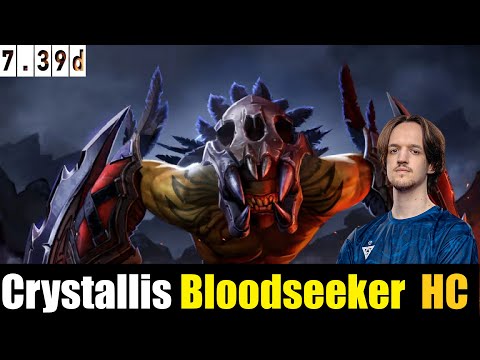 🤯Crystallis [Bloodseeker] HC 7.39D- DOTA 2 HIGHEST MMR #dota2     #dota2gameplay