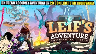 Leif's Adventure: Netherworld Hero - VIDEOJUEGO DE AVENTURA Y ACCIÓN EN 2D CON UN TOQUE METROIDVANIA