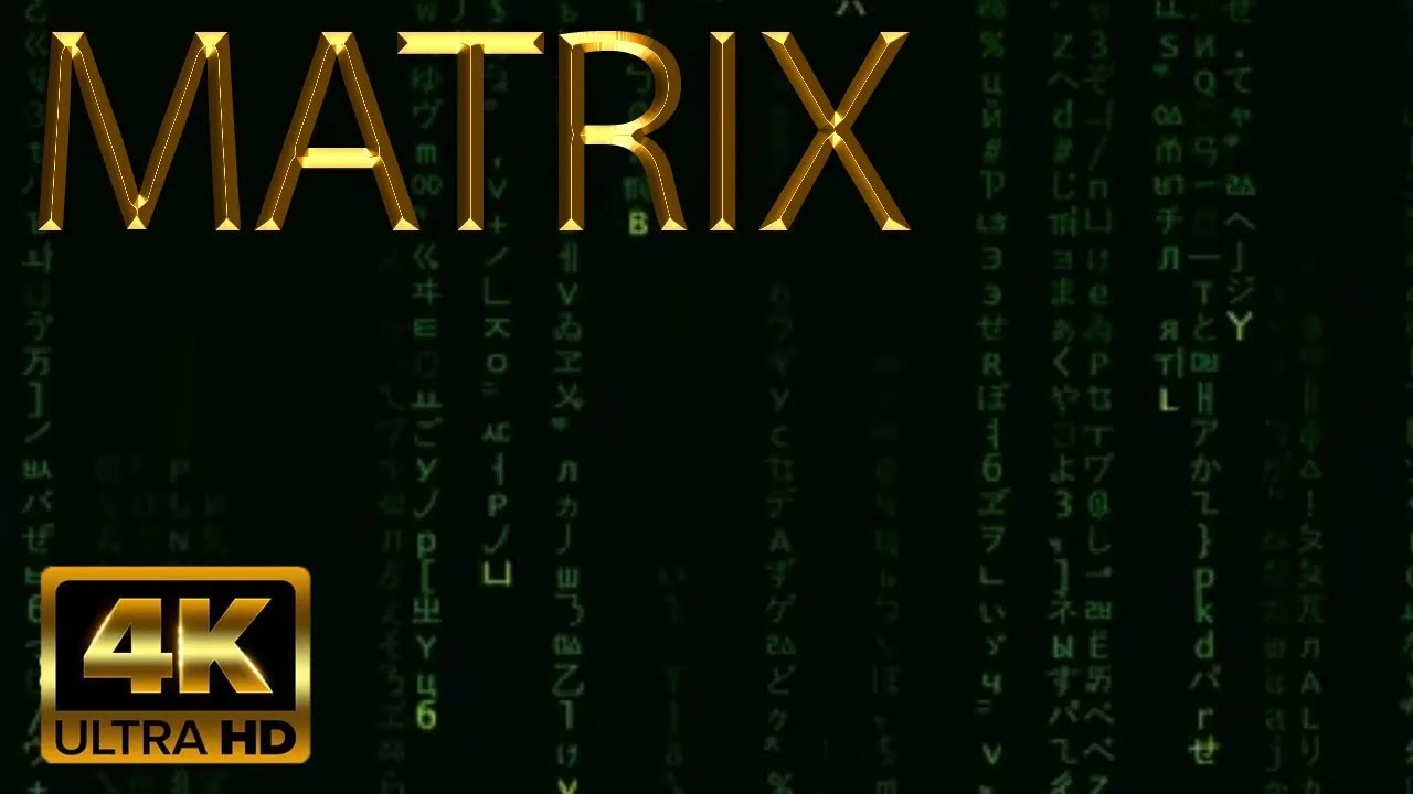 Matrix Code 4K - Green - Silent