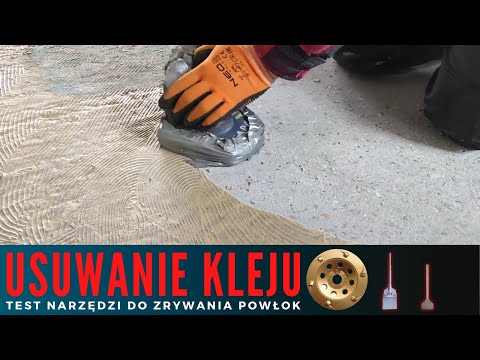 Jak usunąć klej po parkiecie i wykładzinie z podłogi betonowej? Zrywanie i szlifowanie posadzki