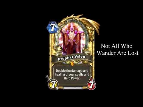 Voice Impressions: Hearthstone: Prophet Velen Voice Line