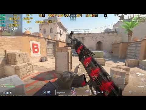RX 6900XT/5800X3D Counter Strike 2 Gameplay Low/Native FHD