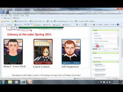 Publishing a Voki on PB Works