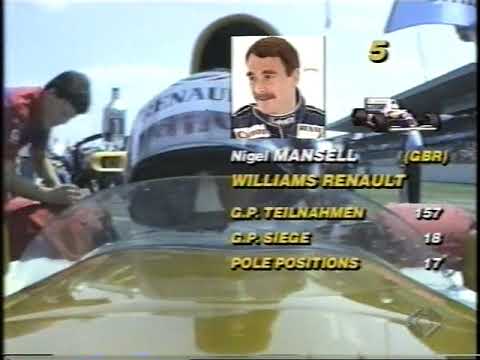 Formel 1 1991 09 Deutschland Hockenheim