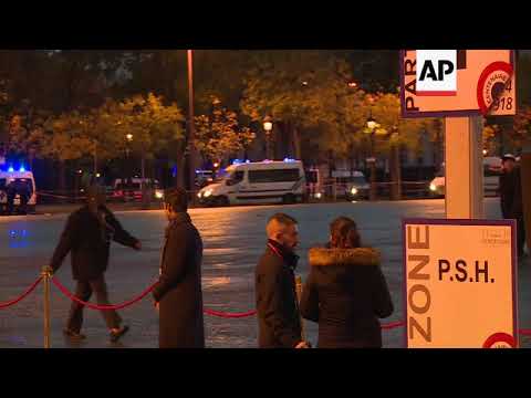 Security tight in Paris as world leaders set to mark Armistice centenary