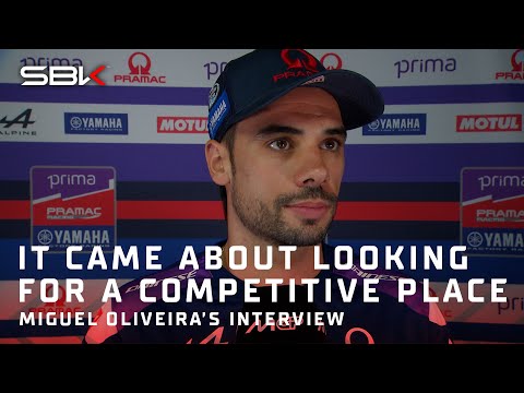 Oliveira on BMW move: “They have the best tools I could find to fight for podiums and race wins” 🎙️