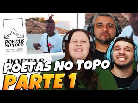 FAMÍLIA REAGE Poetas no Topo 1 - Makalister I BK' I Menestrel I Djonga I Sant I Jxnvs I Slim