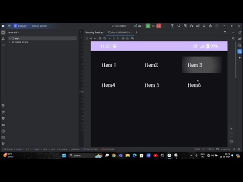 GridView in Android Studio Tutorial #GridView