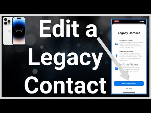 How To Add And Remove Legacy Contact On iPhone
