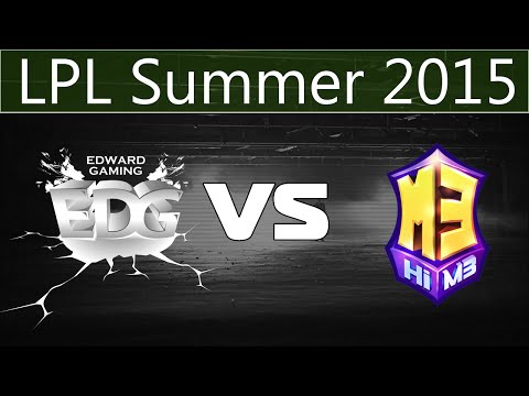 EDG vs M3 Game 1 | EDward Gaming vs Master3 (12.06.2015) [LPL Summer 2015]