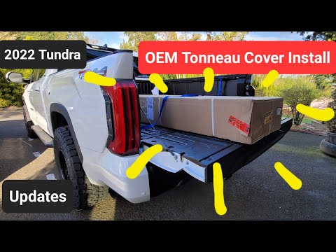 2022 Toyota Tundra OEM Tonneau Cover Install - DIY Instructional Video - New Tundra Updates!