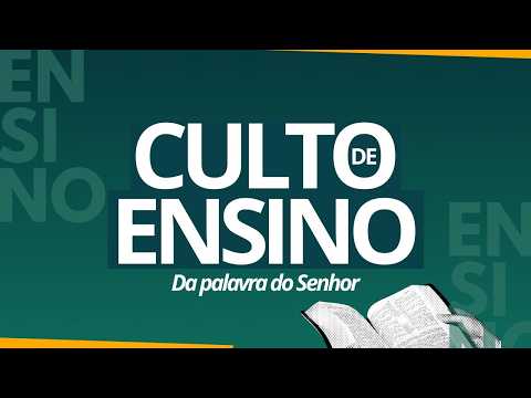 CULTO DE ENSINO  – AD Cachoeira Grande. Pr. Marcos Vinícius