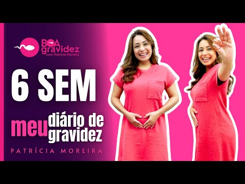 6 SEMANAS DE GESTAÇÃO | Exame de Beta hCG, Sintomas e Alterações | DIÁRIO DE GRAVIDEZ Bebê Arco-Íris