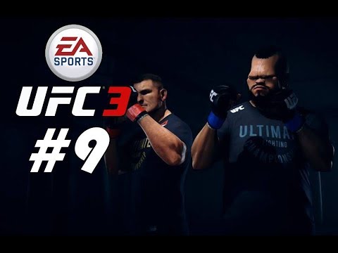 UFC 3 Heavyweight Career Mode Walkthrough Part 9 - TITLE FIGHT!