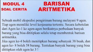 Download lagu modul 4 soal cerita barisan aritmatika mp3 Download lagu modul 4 soal cerita barisan aritmatika mp3