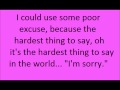 The Maine - I'm Sorry - Lyrics
