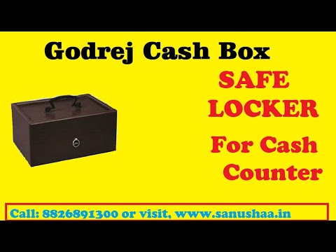 Key lock iron godrej cash box, for shop,and personal use, di...