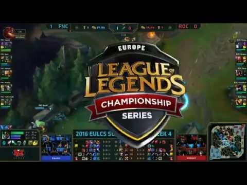 Fnatic vs Roccat Game 2 D2W4 EU LCS Summer Split 2016 | ROC vs FNC Day 2 Week 4