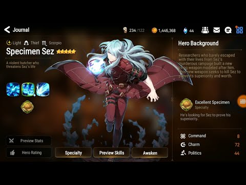 Epic seven specimen Sez skill