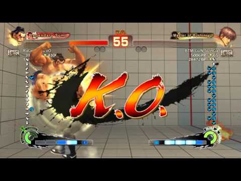 USFIV~ E.Honda (RaGe ToguroO) vs  Guy (BTM GuN SLinGa) HD