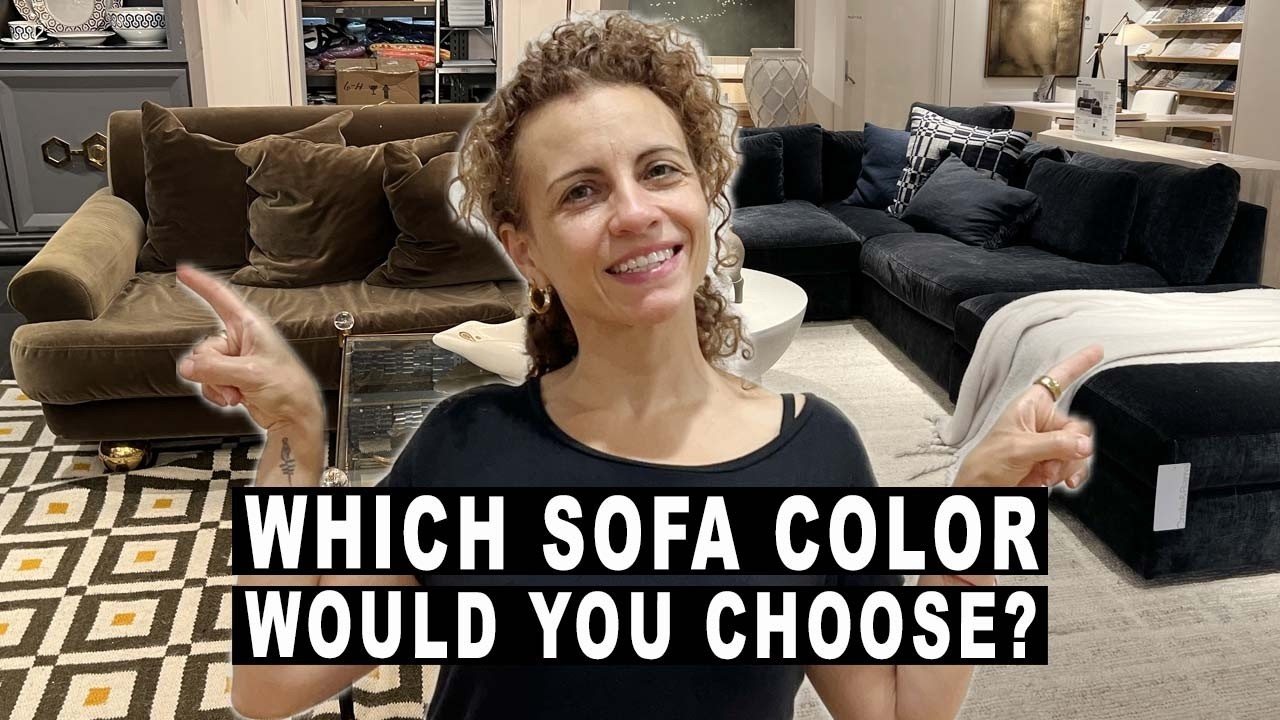 How to Choose the Best Sofa Color for Your Home | Navy vs Brown