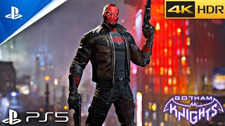 Gotham Knights PS5 - Red Hood Free Roam Gameplay (4K)