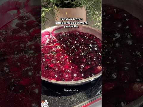 Best Blueberry compote recipe you’ll EVER find 🫐 #odl #recipe #compote #blueberry  #best easyrecipe